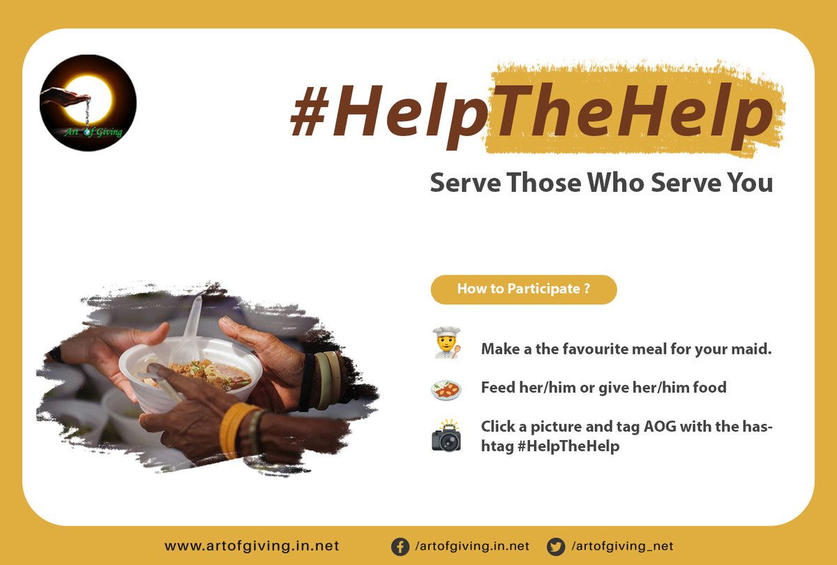 artofgiving_net's tweet photo. #HelpTheHelp || Post 4 || AOG Campaign (Aug - Sept)

How do you become a part of this campaign? https://t.co/nPFOZh7lIv