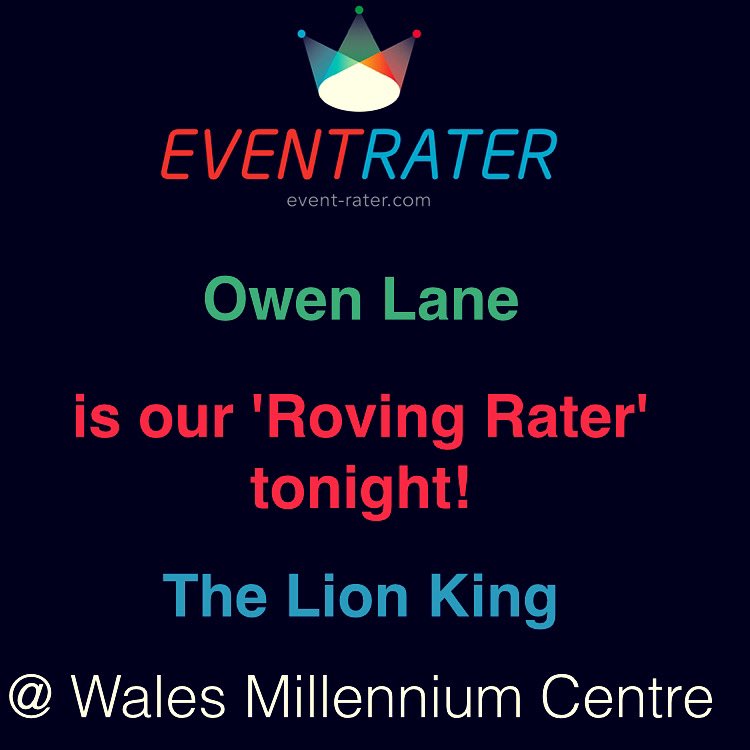 Event Rater (@eventrater) on Twitter photo Another event that was due to happen back in 2020!
Tonight’s ‘Roving Rater’ at #TheLionKing at <a href="/theCentre/">Wales Millennium Centre</a> / <a href="/YGanolfan/">Canolfan Mileniwm Cymru</a> is <a href="/Cardiff_Rugby/">Cardiff Rugby</a> & <a href="/WelshRugbyUnion/">Welsh Rugby Union 🏴</a> international #rugby player <a href="/owen_lane/">Owen Lane</a>!
Here’s our 2019 #EventRaterQandA with him: event-rater.com/event-rater-qa… Another event that was due to happen back in 2020!
Tonight’s ‘Roving Rater’ at #TheLionKing at <a href="/theCentre/">Wales Millennium Centre</a> / <a href="/YGanolfan/">Canolfan Mileniwm Cymru</a> is <a href="/Cardiff_Rugby/">Cardiff Rugby</a> & <a href="/WelshRugbyUnion/">Welsh Rugby Union 🏴</a> international #rugby player <a href="/owen_lane/">Owen Lane</a>!
Here’s our 2019 #EventRaterQandA with him: event-rater.com/event-rater-qa…