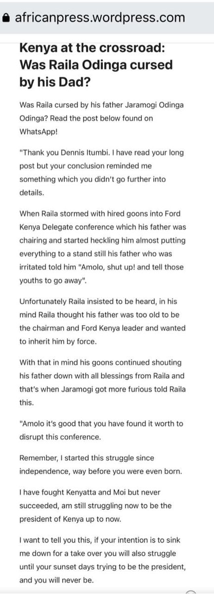 Gkats7's tweet photo. Raila Odinga ...elections &amp; father's ghost #really👀 https://t.co/MIej5UFFiG