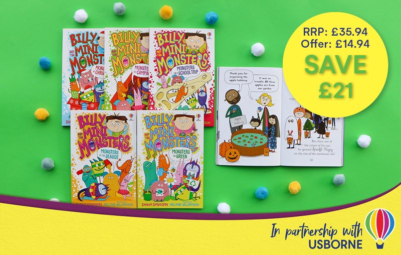 angels_reading's tweet photo. Perfect set of books with a mixture of comic strip and text, each book shows how the monsters help Billy overcome some difficulties in his everyday life  

https://t.co/bpIsf1uAcX https://t.co/MZNQZqC0U7