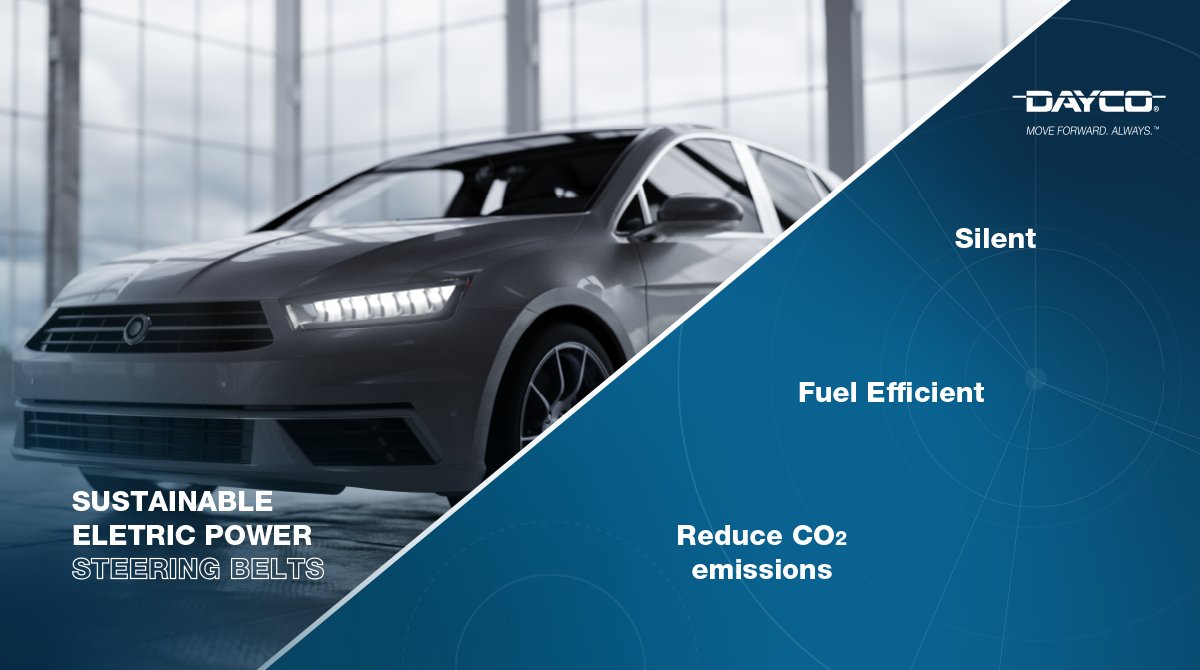 DaycoOfficial's tweet image. Looking for reliable and eco-friendly belts? Dayco has it all. Dayco’s electric power steering belts are silent, fuel-efficient and reduce CO2 footprints that make the future sustainable for the next generations. Know more &amp;gt; dayco.com
#Dayco #MoveForwardAlways