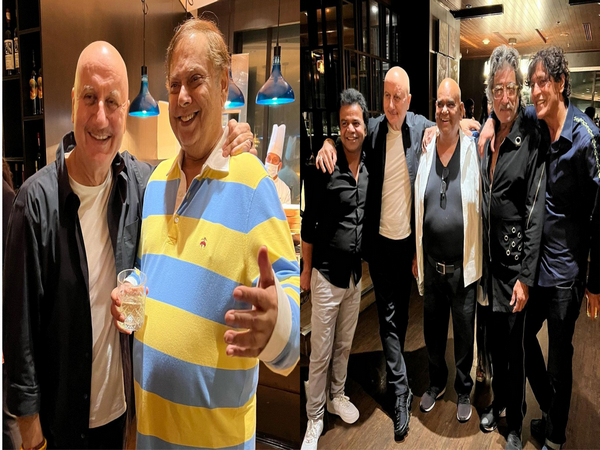 Anupam Kher shares happy group pictures from David Dhawan\s 71st birthday bash   