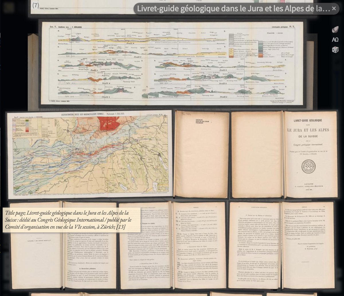 chronohh's tweet photo. Livret-guide géologique dans le Jura et les Alpes de la Suisse @ETHBibliothek Seite 126 1/2 :: Der #Rhonegletscher und seine Eisbewegung 1874-1892
🗺️ https://t.co/VxBK68pgnz
🗻 https://t.co/MzbvTNqxnM
📙 https://t.co/6ou7a8SSKh
#Gletscher #glacier #glaciology https://t.co/aC9s6kGGoU