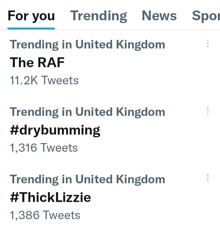 I love the trendings 😅
#drybumming