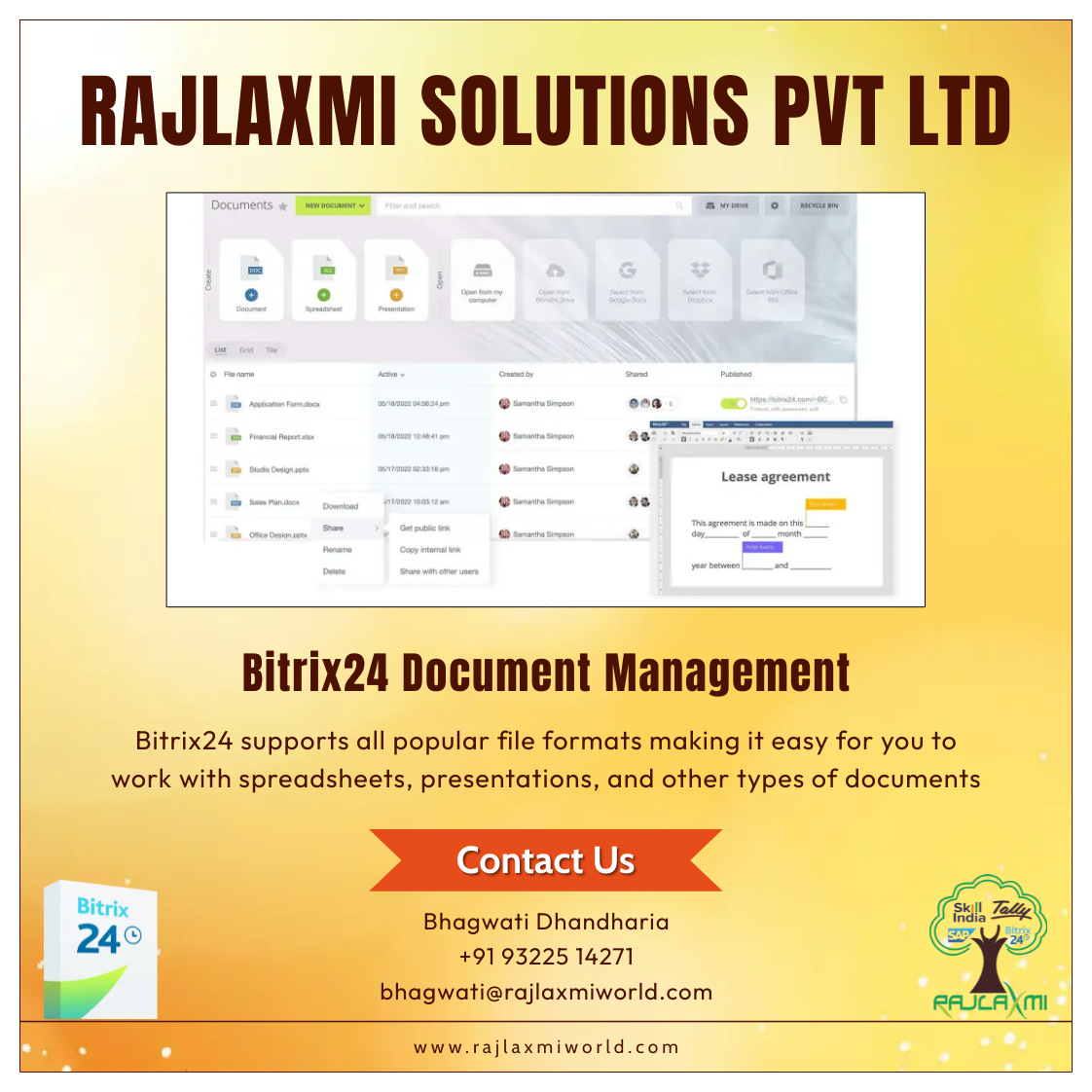 rajlaxmiworld's tweet photo. .
.
#bitrix24 #bitrix24crm #bitrix24team
#bitrix24_release2020 #bitrix24partners #bitrix
#bitrix24in #bitrix24india #rajlaxmisolutions
#rajlaxmisolutionspvtltd #rspl #freecrm #crmintegration
#crmsolutions #crmsystem
.
. https://t.co/cm60mdVbKn
