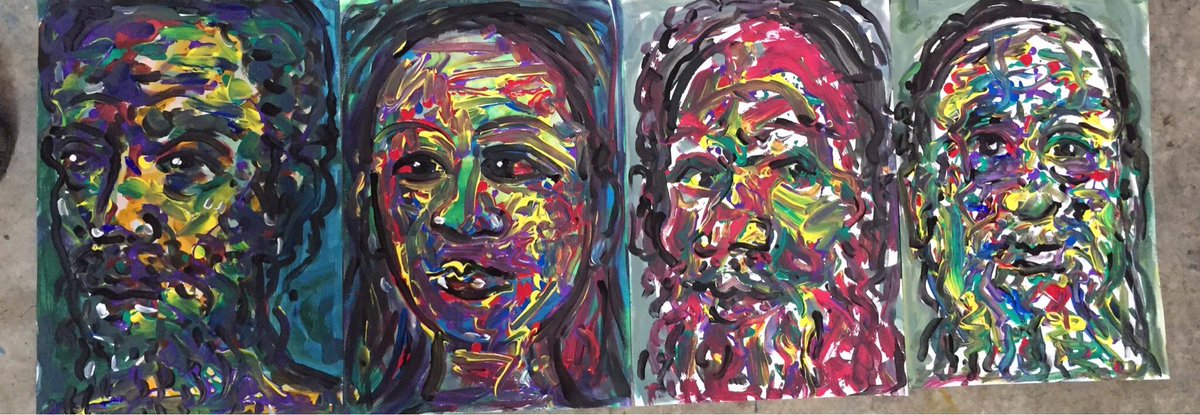 PongdejC's tweet photo. “Untitled “Acrylic on Paper https://t.co/3MGylbQwUZ