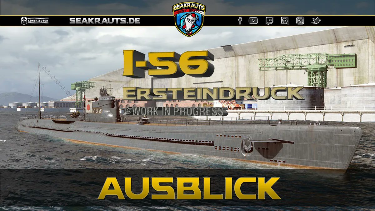 seakrauts's tweet photo. https://t.co/ebYJqFOt2v Dieses U-Boot soll alles anders machen! Die I-56 im Preview. Gutes Informieren! #wows #worldofwarships #wargaming #seakrauts #gameplay #warships #battleships #gaming #wip #workinprogress #I56 #japan #GermanMediaRT https://t.co/82XjfdwBug