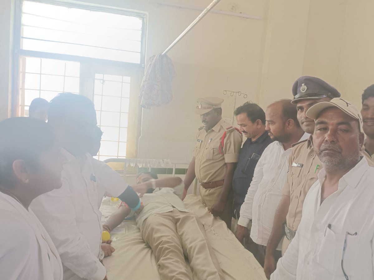 NagalgiddaPs's tweet photo. #Blood donation at Karasguthi PHC in view of 75th independence day celebrations https://t.co/UHOaQxwPP6