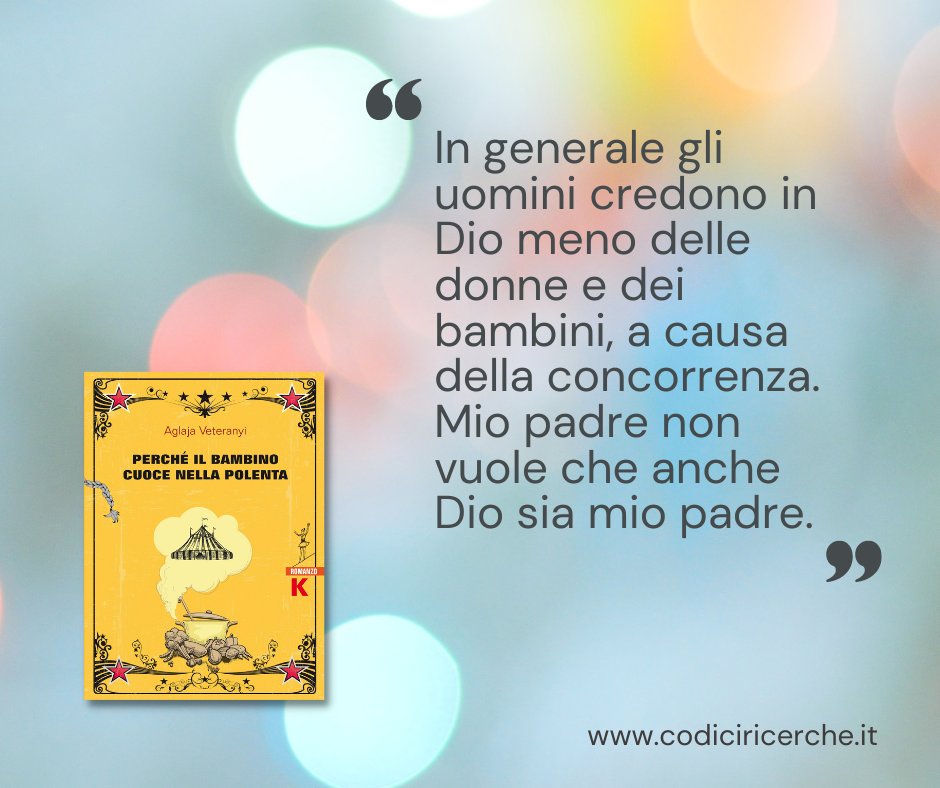 “Una storia di infanzia in cui il dolore e la violenza possono stare accanto alla risata e alla scoperta”. Andrea consiglia la lettura di Perché il bambino cuoce nella polenta di Aglaja Veteranyi, <a href="/KellerEditore/">Keller Editore</a> (2019)