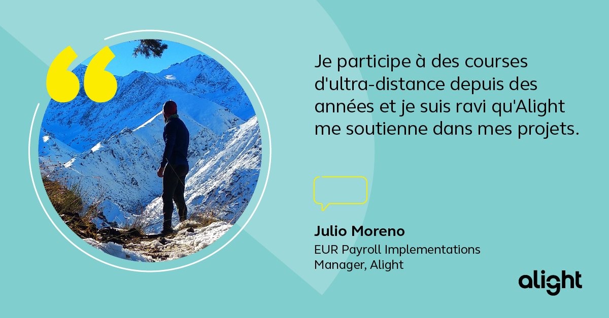 AlightSolutions's tweet photo. Alight est heureux de soutenir son collaborateur Julio Moreno, qui participera à la Transalpine Run. Il parcourra pas moins de 290km sous les couleurs d’Alight. Ne manquez pas de suivre ses aventures sur notre page LinkedIn. #BeAlight #TransalpineRun https://t.co/w4wetbi1wa https://t.co/pJ82w47L9h