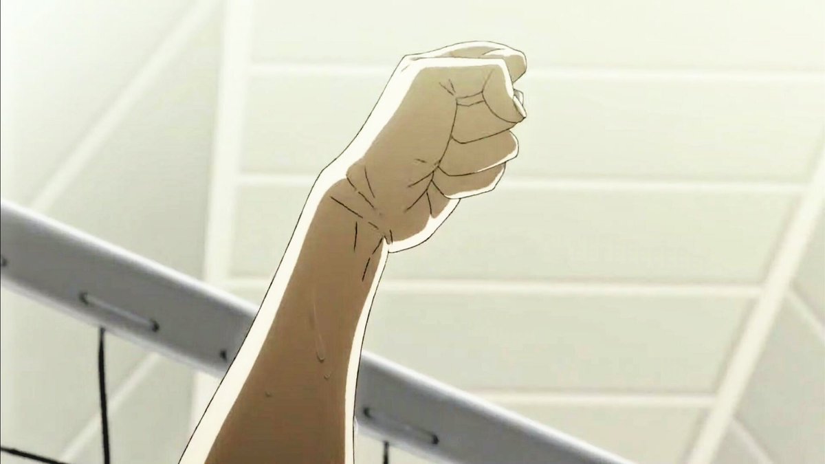 "why are you crying? It's just a hand"

the hand: