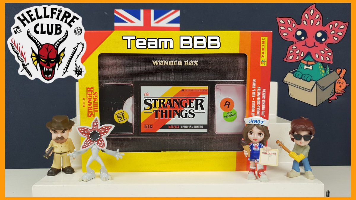 TeamBBB123's tweet photo. STRANGER THINGS WONDER BOX!
https://t.co/H8WhJ3iHbW
Lets flip to the Upside Down and see whats inside this VHS tape
#StrangerThings #Strangerthingswonderbox #WonderBox #tradingcards #stickers #panini #netflix #netflixstrangerthings @OfficialPanini @NetflixUK https://t.co/TcEI4Eyrlh