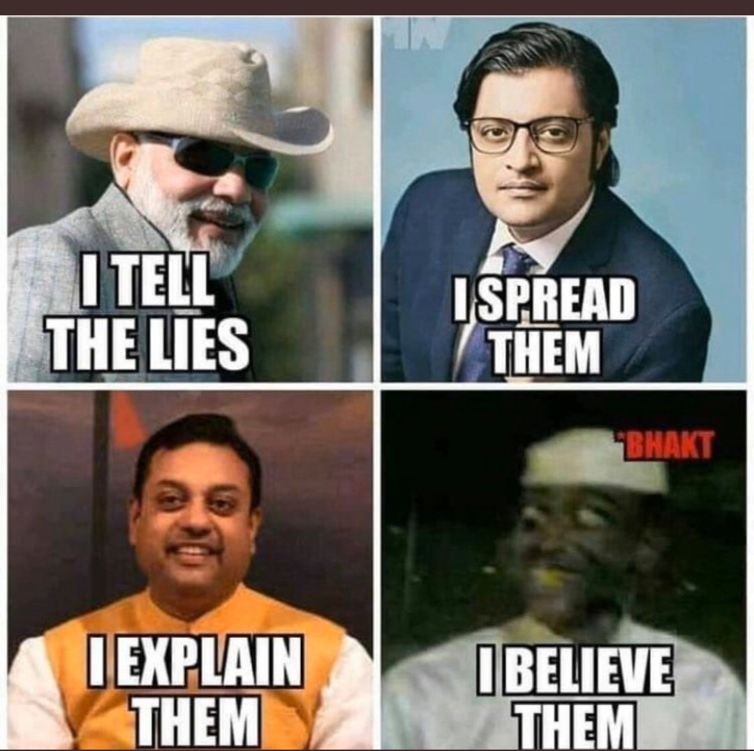 _Curious_guy's tweet photo. Modi Govt model in one photo
#GodiMedia https://t.co/xWVJBq7mjZ