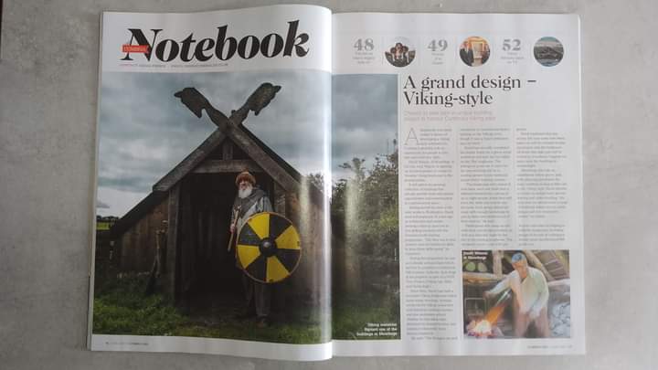 Tonight! Watch a film in a Viking longhouse. We're showing At Home In The Steep Places, a moving doc about climber and artist Bill Peascod, with a great folk music soundtrack. Thanks to <a href="/CumbriaLifeMag/">Cumbria Life</a> for the article about Moorforge. Doors open at 7. Pay what you want #Cumbria