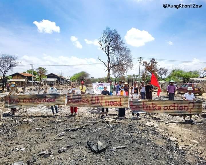 august_hmue's tweet photo. How many dead body need UN to take action?
@UN

#2022Aug18Coup    
#CrimesAgainstHumanity   
#WhatsHappeningInMyanmar https://t.co/XBc5Wilz9Y