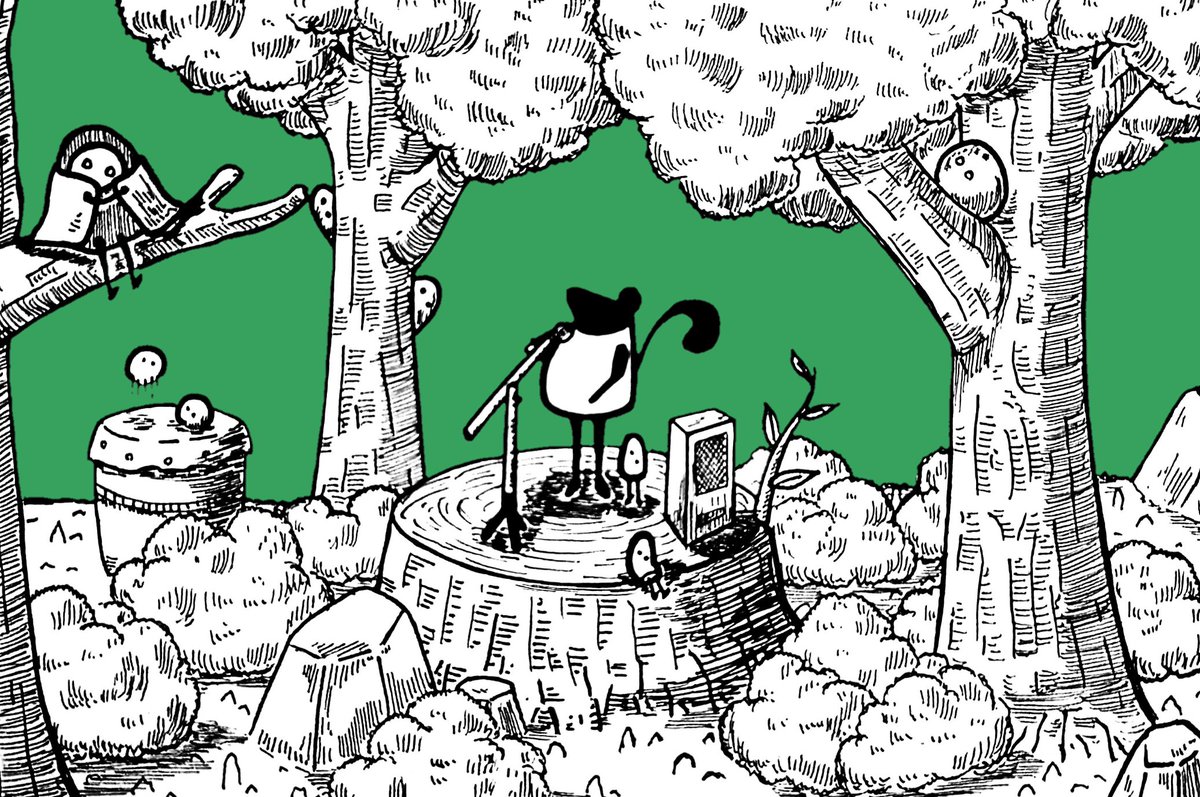 テーマ『森の音楽会』
普段とは少し趣向を変えてみました。
#私の絵柄が好みって人にフォローされたい #1日1絵 #一日一絵 #絵練習 #イラスト練習 #イラスト #絵描きさんと繋がりたい #イラスト好きな人と繋がりたい #art 