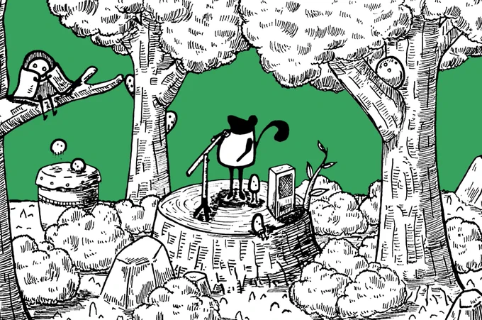 テーマ『森の音楽会』
普段とは少し趣向を変えてみました。
#私の絵柄が好みって人にフォローされたい #1日1絵 #一日一絵 #絵練習 #イラスト練習 #イラスト #絵描きさんと繋がりたい #イラスト好きな人と繋がりたい #art 