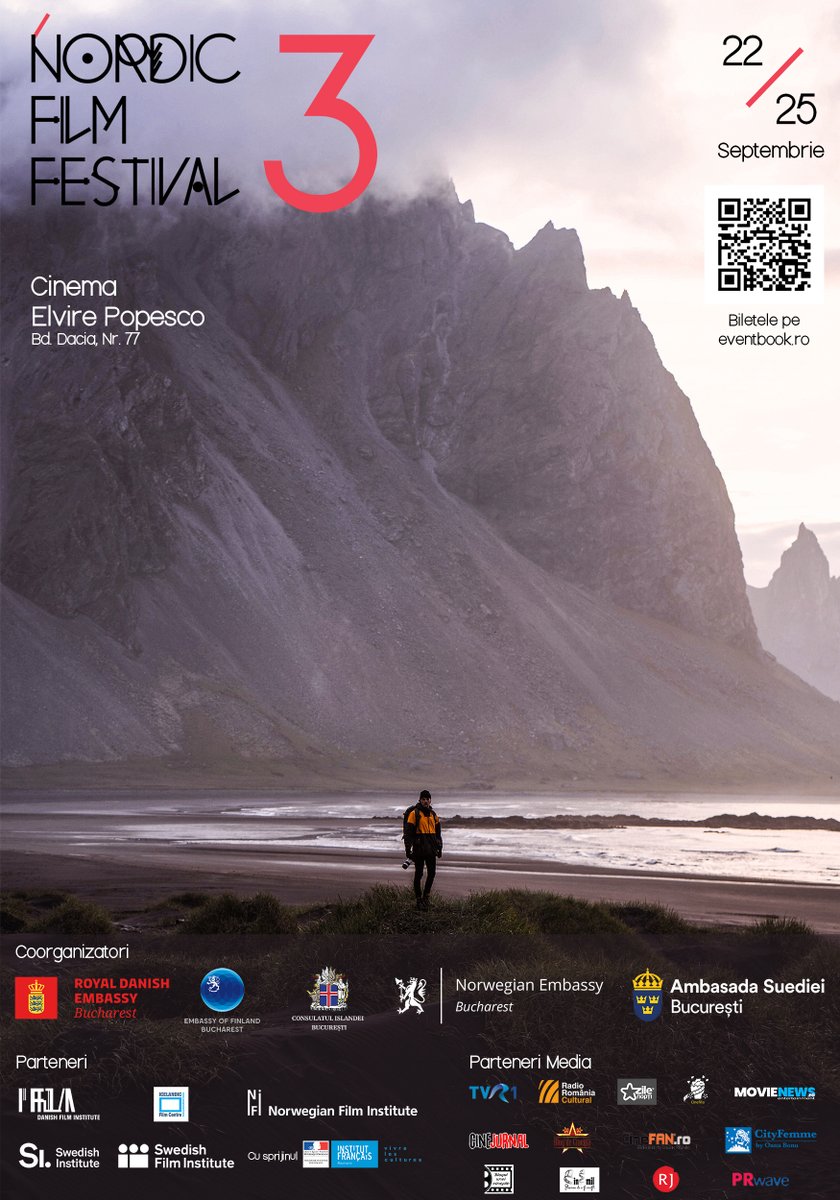BlogdeCinemaRo's tweet photo. Cea de-a treia ediție a Nordic Film Festival va avea loc în perioada 22-25 septembrie 2022, la Cinema Elvire Popesco din București. 
https://t.co/iuYqJZCfwR https://t.co/jmHjjDqYEa
