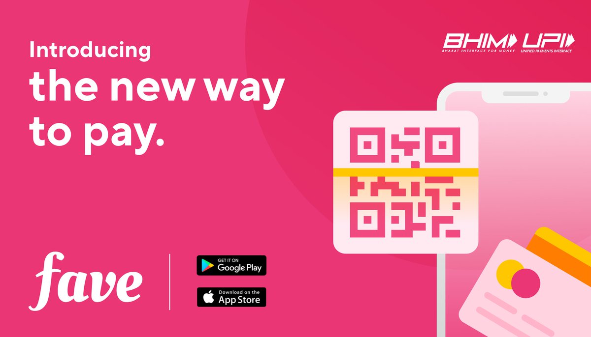 MyFaveIndia's tweet photo. Fave is the new way to pay.

👉 Scan any QR code to save &amp; earn rewards on every UPI payment.
👉 Start saving at stores in your city &amp; discover new ways to save only with the Fave app.

📱 Link in bio to download the app! #FaveMoreSaveMore https://t.co/1GSuLGfYS8