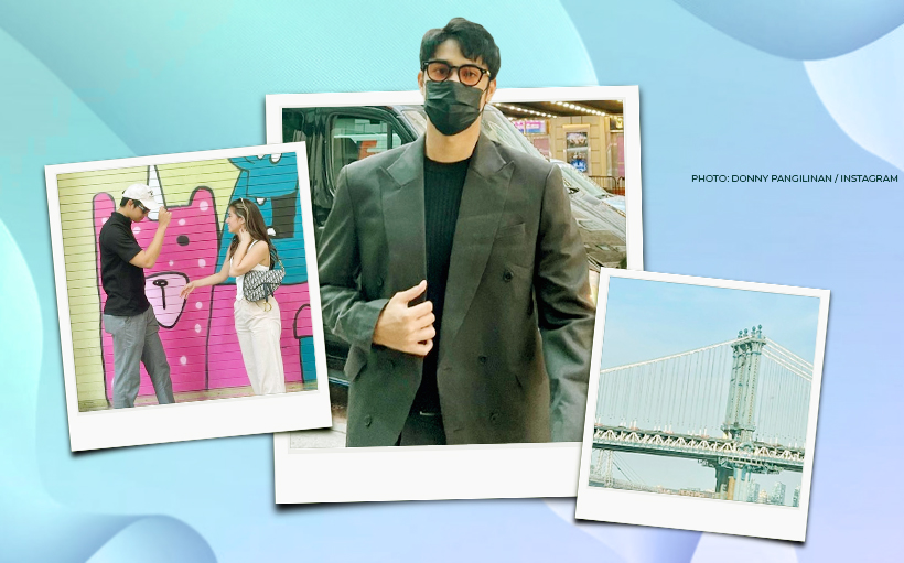 Donny knows exactly how to keep himself comfy while still looking dapper when traveling! SEE PHOTOS HERE: bit.ly/3JZGmQd