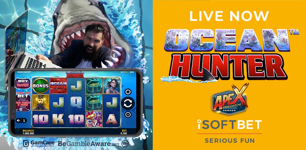 IGTPlayDigital's tweet photo. Ocean Hunterโข is now live across our network!
Head over to our website to read the full press release - https://t.co/LIjxqHAyz5
18+ Only - https://t.co/yB2VxU5qqm
#Slots #OnlineSlots #Gambling #Casino #OnlineCasino #SlotRelease https://t.co/7gCHXLzpVK
