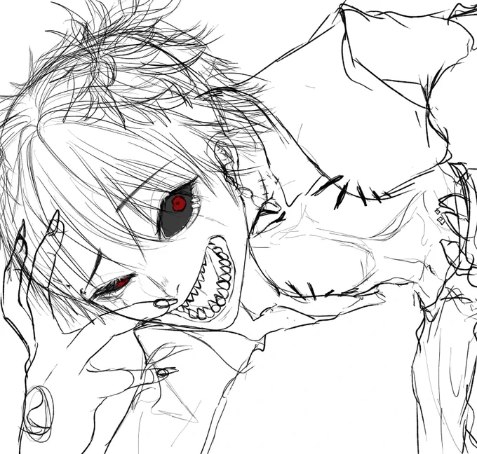 ふ、服は、は、背景で暗くして誤魔化せば大丈夫カタ:( ;'꒳`;):カタ 