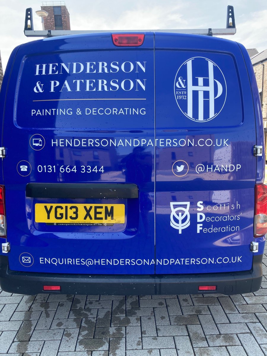 HandP32's tweet image. We are delighted with the new vinyl's fitted by @ApexSigns #HandP90Years #paintinganddecorating