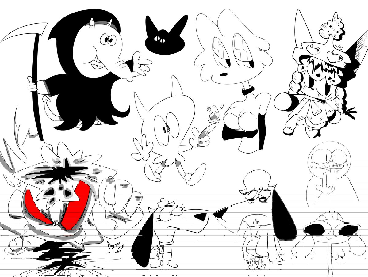 shnuucks's tweet photo. Little sketch page!!
-
-
#cartoon #CartoonArt #CartoonNetwork #jellystone #fredburger #furry #furryartist #Glendale #centaurworld #oc #cute https://t.co/ecXoIR7NDG