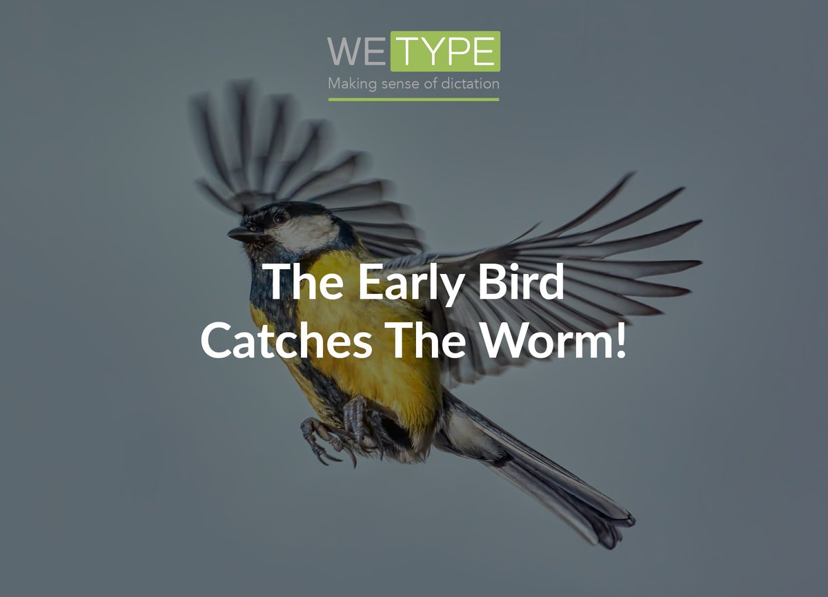 wetypeuk's tweet photo. This is your #MondayMotivation to stay on top of your dictations this week! Get them done now and enjoy your free time later...

T | 01553 970024
E | info@wetype.uk

#Dictation #Transcription #TranscriptionServices #WeType #WeTypeUK https://t.co/N1Ix3kVxAJ