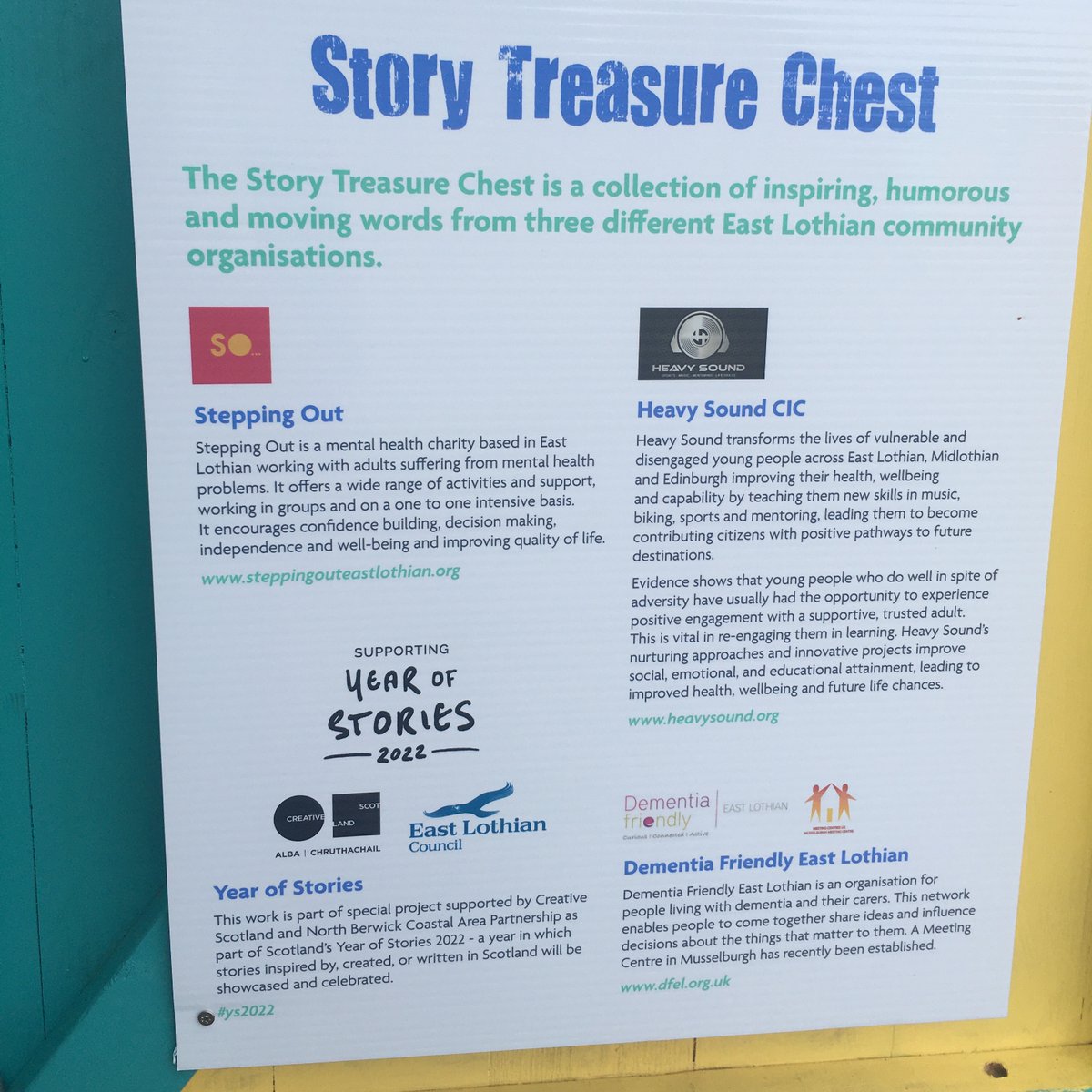 Here is a wee digital story from the folks @heavysoundCIC which showcases their amazing creative talent! It was recently shown at @fringebythesea2 & we are proud to share it here. facebook.com/sharingastoryc… @lornaehill @CreativeScots #yearofstories