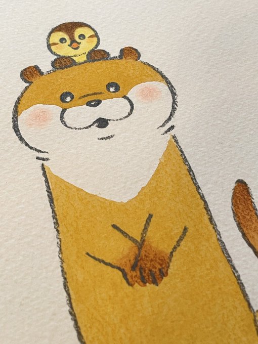 「animal on head hamster」 illustration images(Latest)