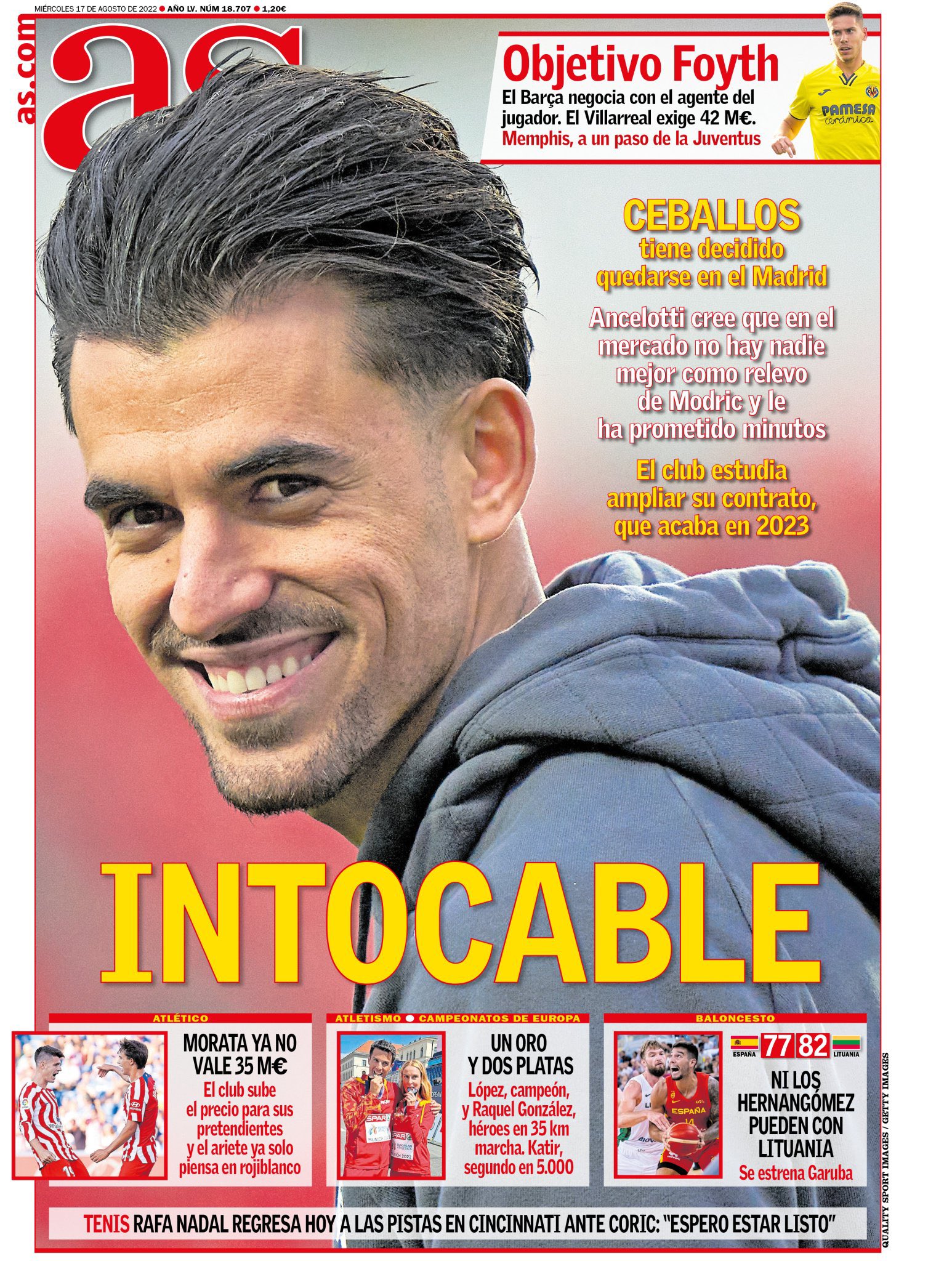 Real Madrid Info ³⁵ on Twitter: "🗞 AS's Cover | Untouchable: Ceballos has  decided to stay in Madrid. https://t.co/rO8WqNILFW" / Twitter