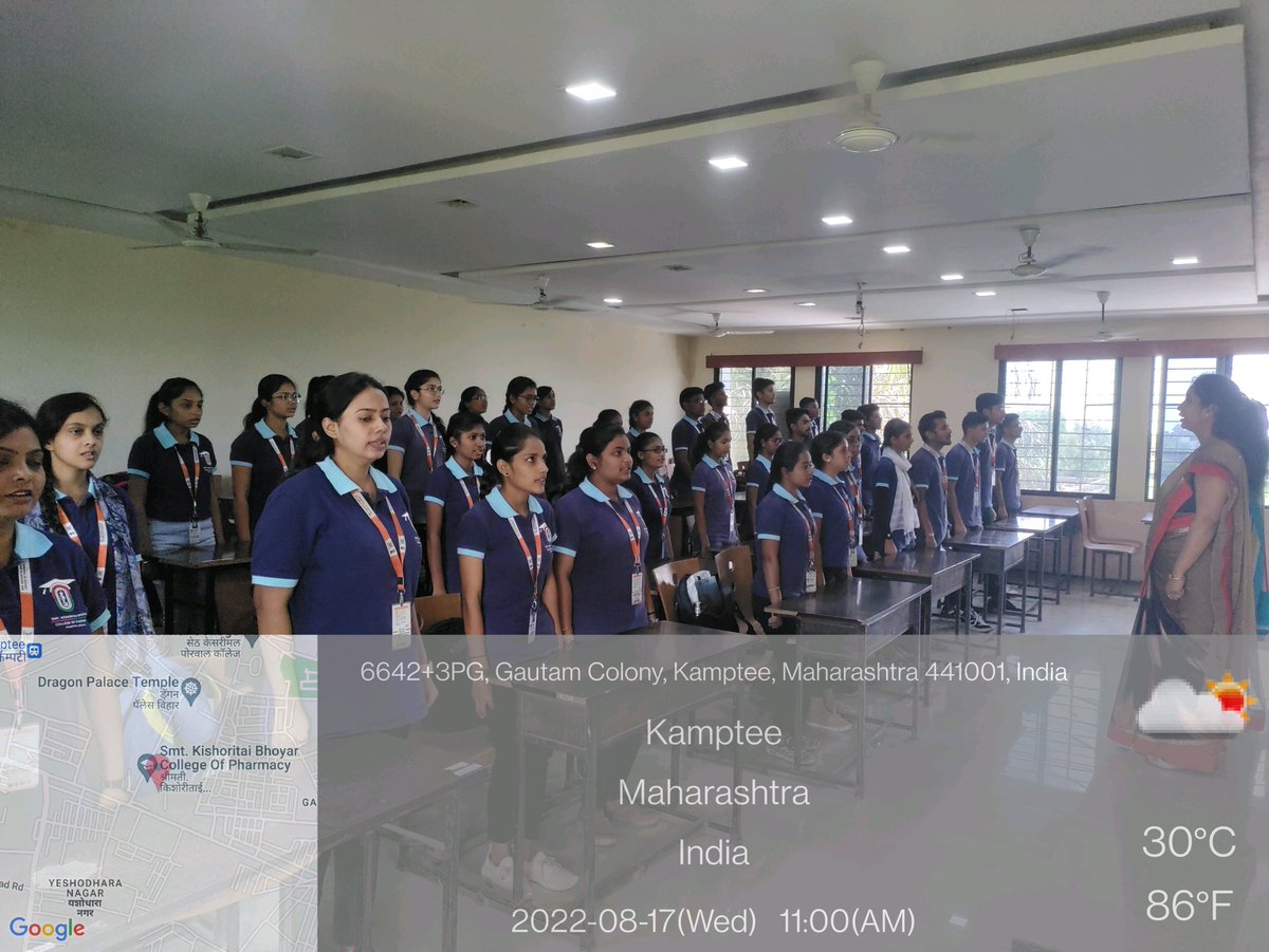 skbcopkamptee's tweet photo. Participating in the 'Swarajya Mahotsav'-Group Singing of National Anthem at 11 am on 17th August 2022, an initiative by Department of Tourism and Cultural Affairs, Government of Maharashtra, India.
#swarajyamahotsav
#GovernmentOfMaharashtra
#AmritMahotsav
#75yearsofindependence https://t.co/hvIartkiV5