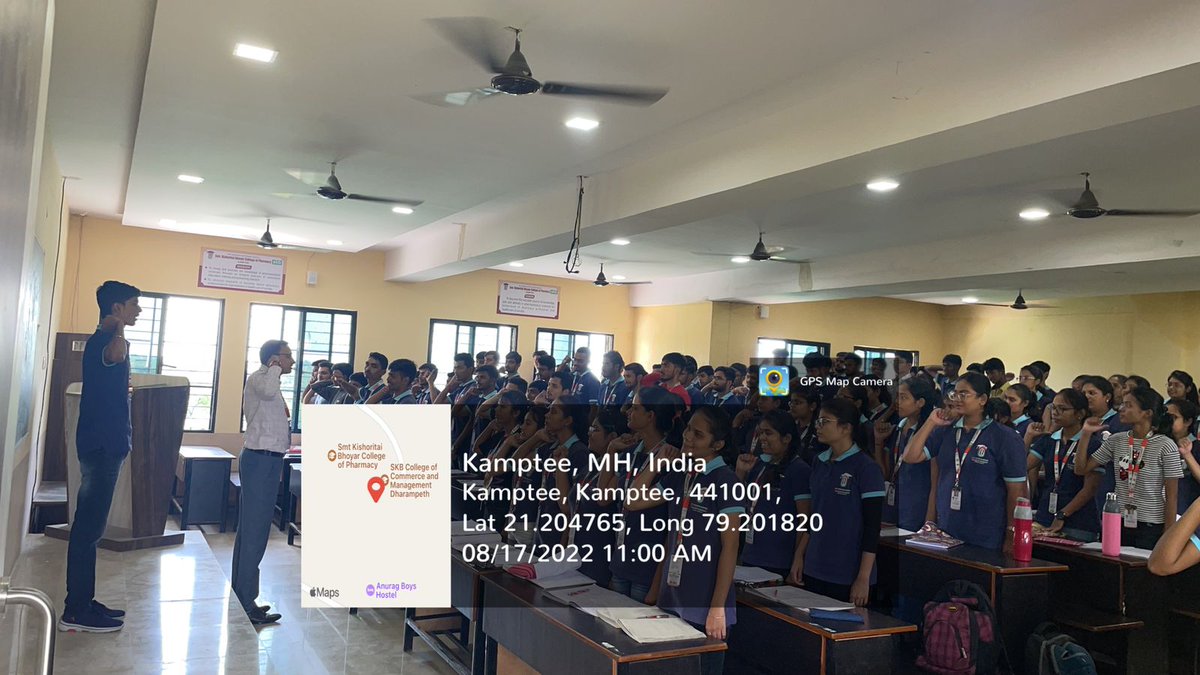 skbcopkamptee's tweet photo. Participating in the 'Swarajya Mahotsav'-Group Singing of National Anthem at 11 am on 17th August 2022, an initiative by Department of Tourism and Cultural Affairs, Government of Maharashtra, India.
#swarajyamahotsav
#GovernmentOfMaharashtra
#AmritMahotsav
#75yearsofindependence https://t.co/hvIartkiV5