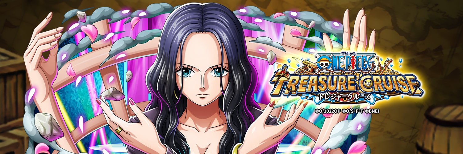 One Piece トレクル 公式 劇場版公開記念プレゼント Op Filmred 公開と トレクル での コラボイベント開催を記念して アイコン ヘッダーをプレゼント Twitterのアイコンやヘッダーに設定して お使いください トレクルではfilm Red衣装のロビン