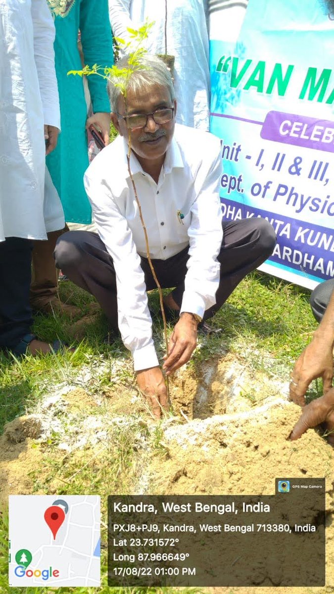 NssKanta's tweet photo. Celebration of Van Mahotsav (tree plantation programme) within college premises. This programme was organised by NSS Unit 1, 2 and 3, Kanyashree Club and Dept. of Physical Education, Kandra Radha Kanta Kundu Mahavidyalaya.
@_NSSIndia 
@rdnss_kolkata 
@_nssbu https://t.co/QKkDcECqMi