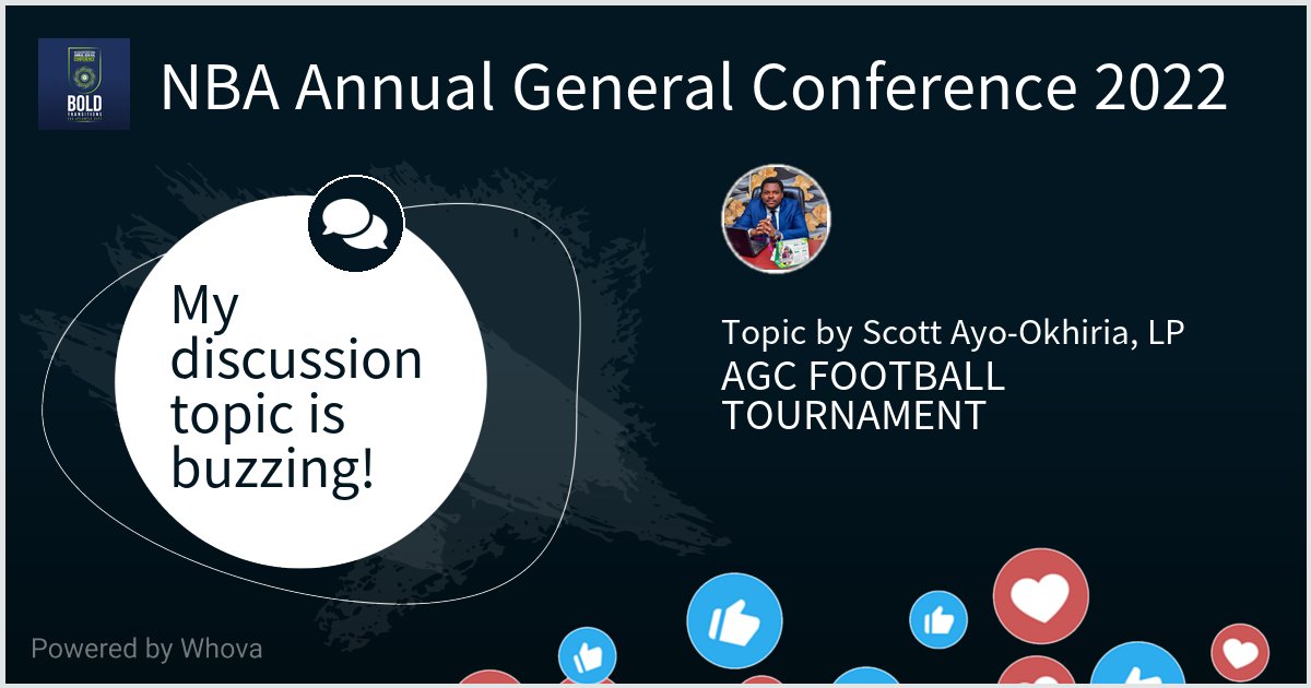 Romonscott's tweet photo. Wow, my thread is on fire! 🔥🔥🔥 Check out the discussion on the event app. #NBAAGC2022 - via #Whova event app @StreetLordPoko I dey wait o https://t.co/d6cNjjCntG