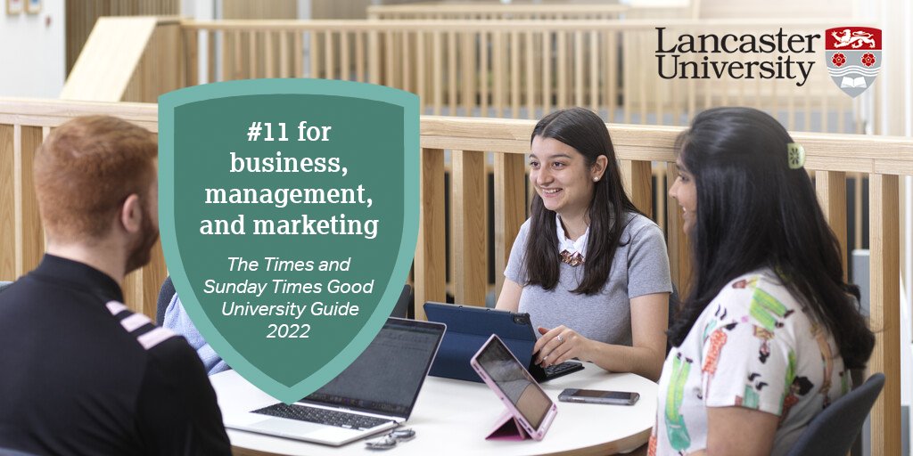 LancasterUni's tweet photo. Receiving your results this week and wanting to study: 

💷 Accounting and Finance
📈 Economics
💻 Marketing
👩‍💼 Management Science
🏢 Organisation, Work and Technology

Explore @LancasterManage's full list of #Clearing2022 vacancies 👉 https://t.co/eToFk7TATA

#Results2022 https://t.co/9TmdcgUmZQ