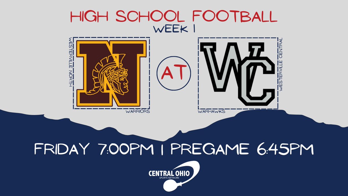 High School Football is BACK this FRIDAY on COSN! <a href="/brentcford/">Brent C. Ford</a> is back with all the <a href="/WCHS_Football/">WCHS 🏈 Warhawks</a> action! 

Week 1
Warriors at Warhawks play for the Curt Jackowski “Throwdown Across Maxtown” Memorial Trophy! 

📻cosnaudio.com
🎟westervillecentralathletics.com 

<a href="/Warhawks_WCHS/">Westerville Central High School</a>