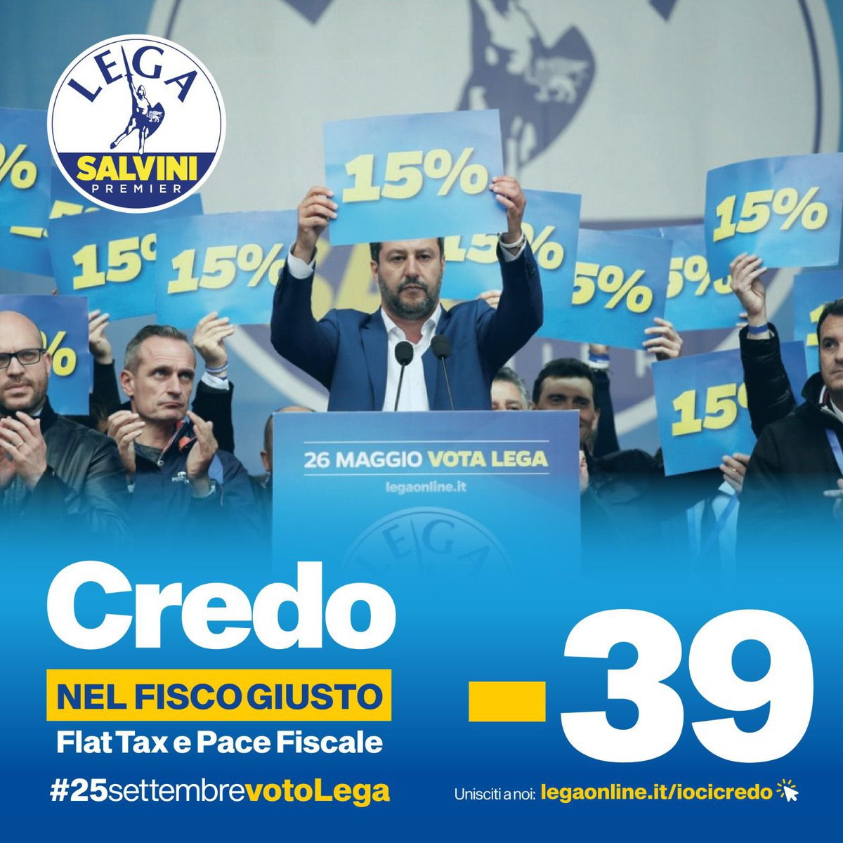 #Credo #25settembrevotoLega