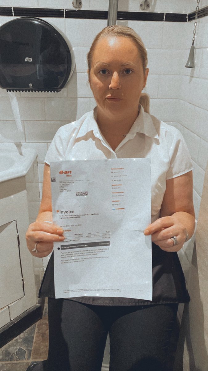 Absolutely s@&amp;!ing myself what will winter bring for business!! Over 3k #electricitybill and the heating is not on ! <a href="/RishiSunak/">Rishi Sunak</a> <a href="/WittsSe/">Sophie Witts</a> <a href="/goodbeergoodpub/">Good Beer, Good Pubs</a> <a href="/BIIandBIIAB/">The BII</a> <a href="/savebritishpubs/">Stop UK pubs closing</a> <a href="/morningad/">The Morning Advertiser</a> <a href="/Telegraph/">The Telegraph</a> <a href="/ChefTomKerridge/">Tom Kerridge</a> <a href="/PubandBarMag/">Pub & Bar Magazine</a> <a href="/businessessex/">Business Essex</a> <a href="/ChelmsBusiness/">Chelmsford Business</a> <a href="/thetimes/">The Times and The Sunday Times</a>