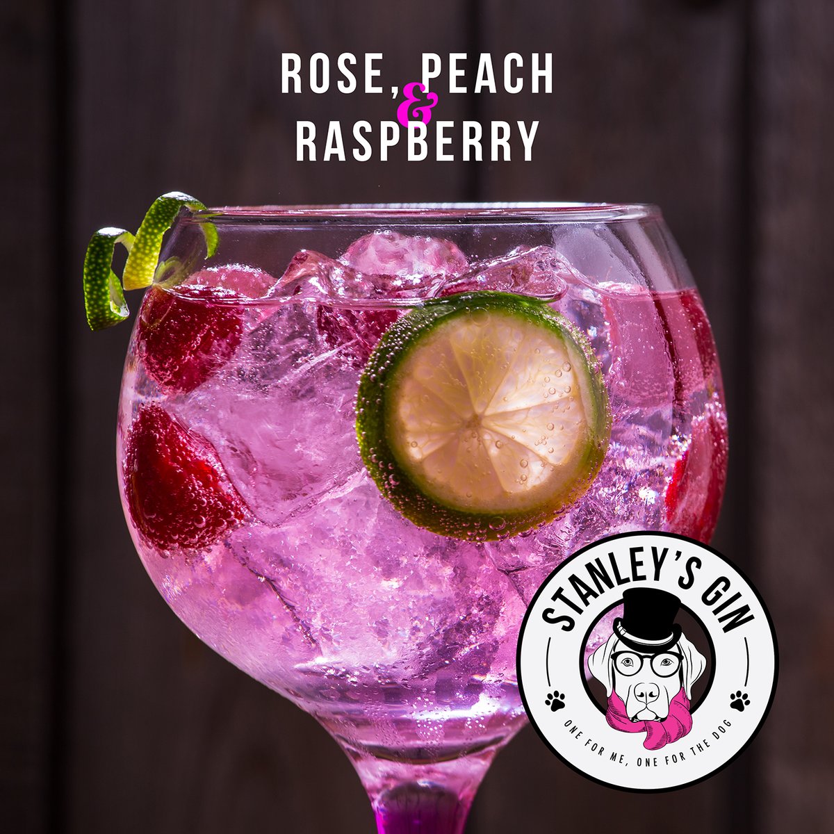 🐶 One for me, one for the dog! Stanley's rose, peach &amp; raspberry, ideal refreshing summer spirit 🌹☀️😋
🟢 Available on Master of Malt masterofmalt.com/.../stanleys-g…... 
And BSB UK website barcelonaspiritbrands.com/.../50-stanley…
#stanleysgin #stanleys #oneformeoneforthedog