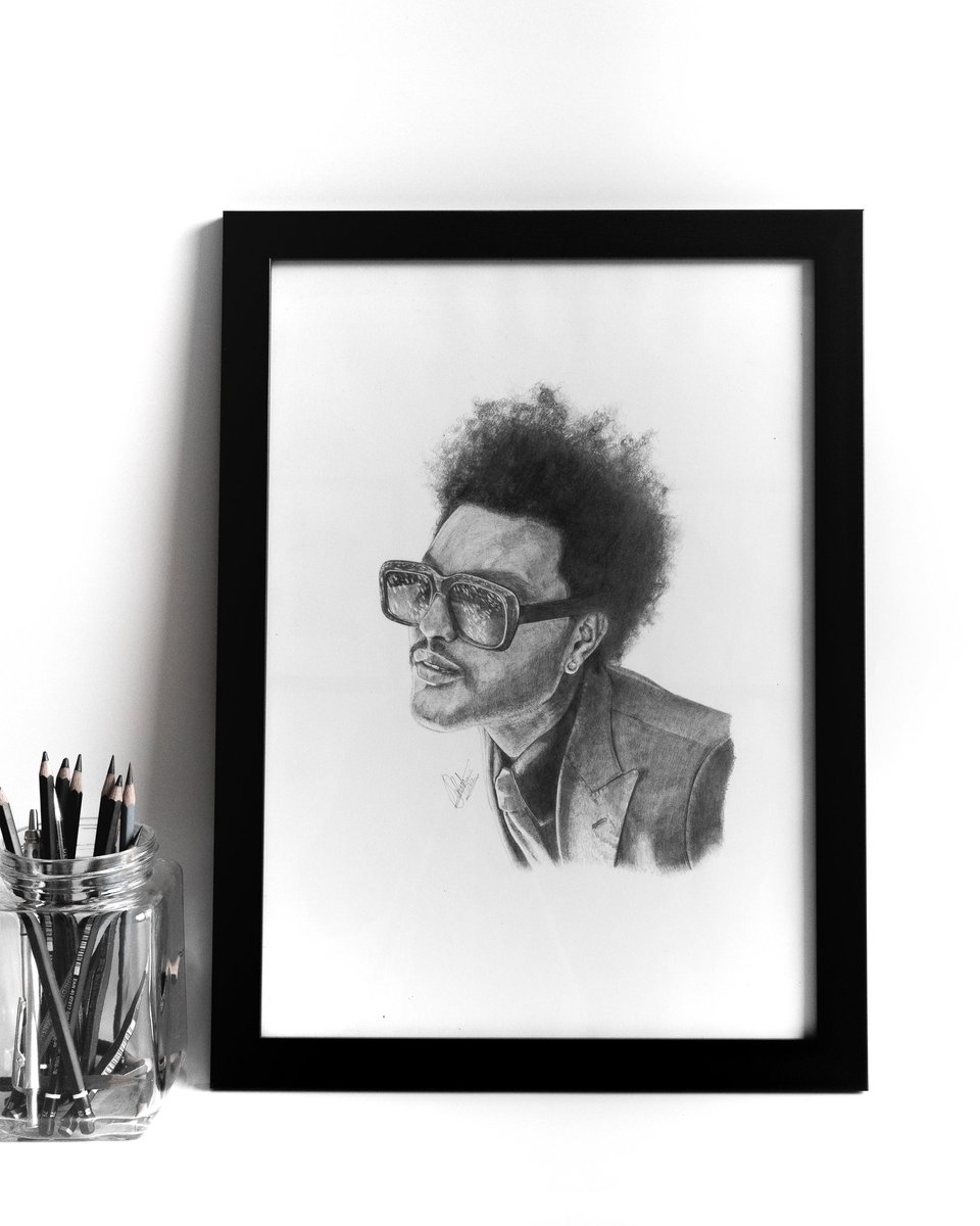 AAKY_ART's tweet photo. -@theweeknd is the pop King of our generation 👑🖤 
-Time: 30 HOUR'S
-Inspired by - Blinding Lights (The Weeknd) ALBUM.
-Graphite Artwork 2020.
#art #artwork #TheWeeknd https://t.co/1QznDFuSZI
