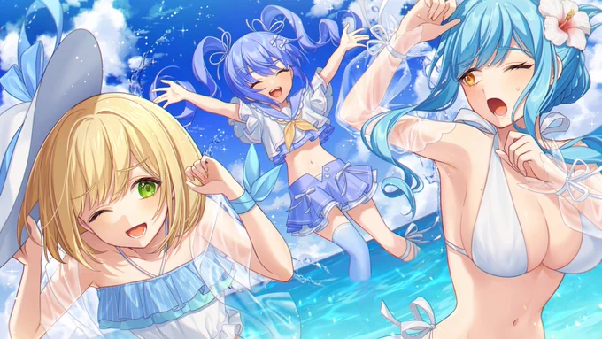 夏のモほすず #もいもいらすと #ちーあーと #アキくんちゃんアート #使ってまほすず 