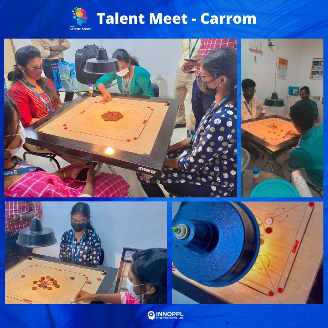 Innopplinc's tweet photo. Boards on Fire!
With a lot of strikes, thinking, decision-making, and strategies the team clashed against each other!
#carrom #teamInnoppl https://t.co/eT8gOa46qf