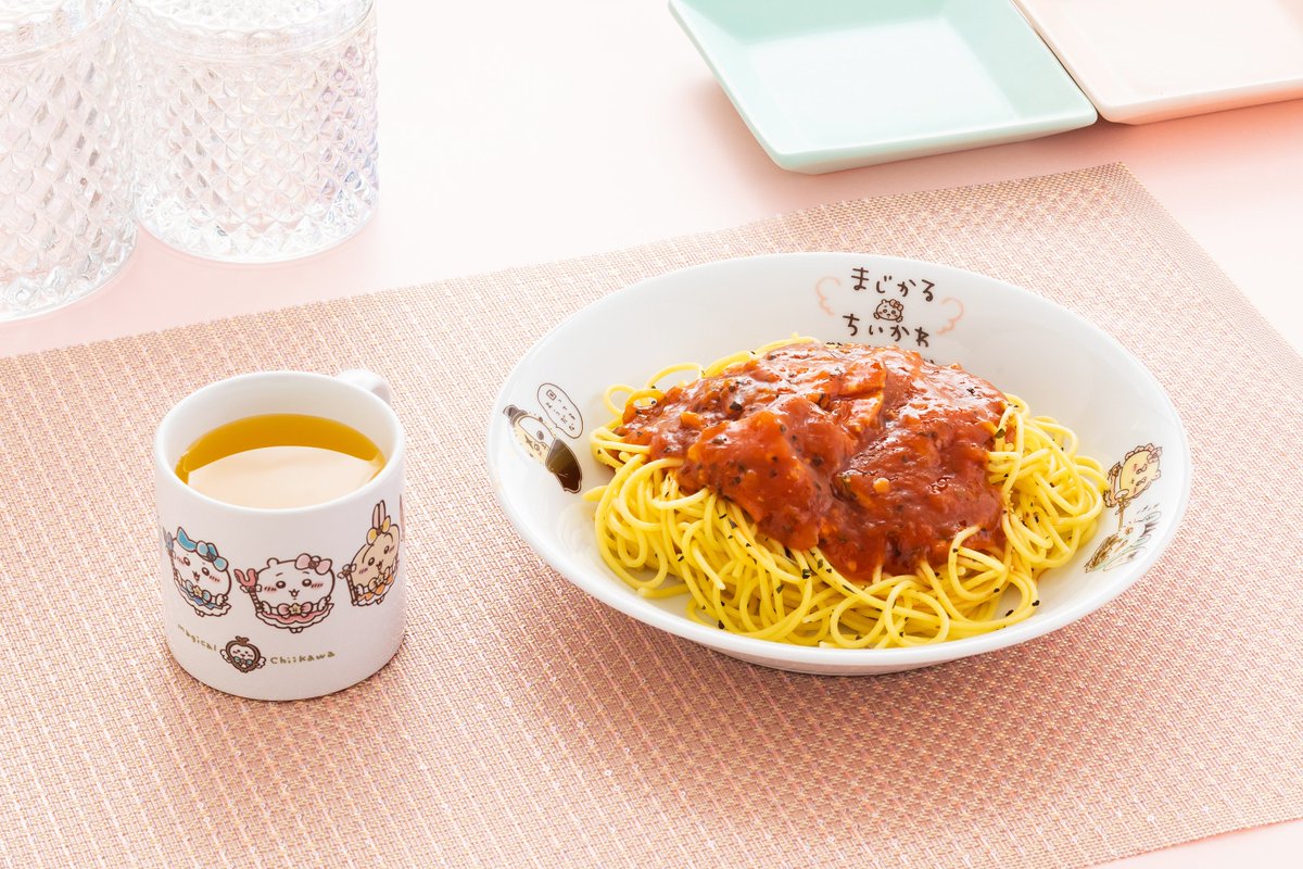 ちいかわ　パスタ皿セット　まじかるてんしあくま