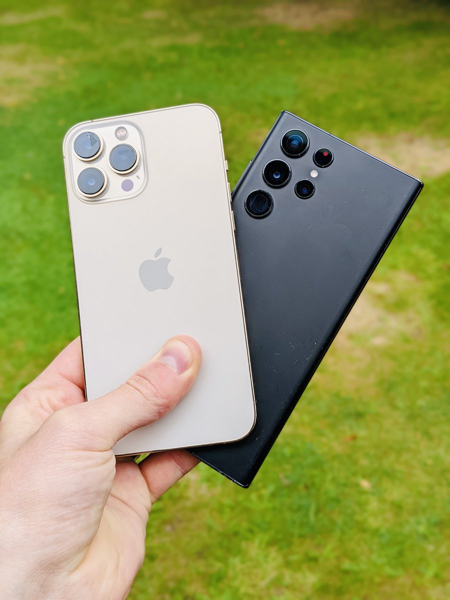 If someone offered you an iPhone 13 Pro Max or a Samsung S22 Ultra for free...which would you choose? 🤔