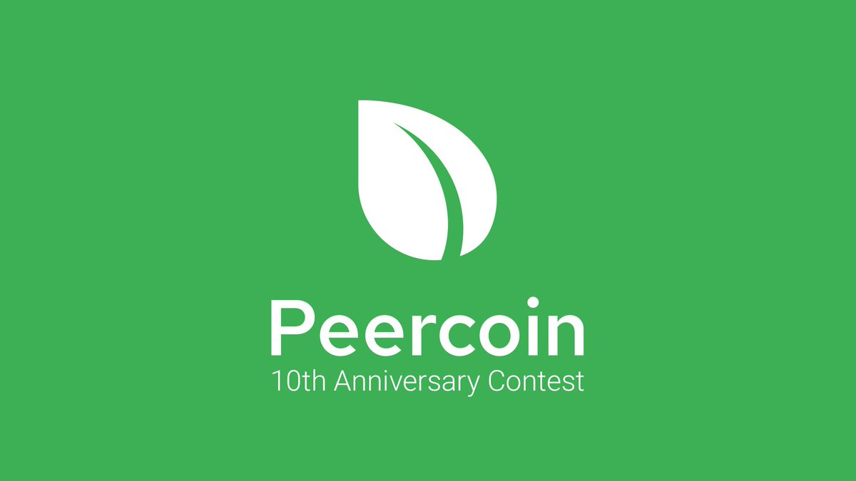 🎉 Peercoin 10th Anniversary #Contest

End: 15 day remaining
Prize: 8,000 PPC; 500 Winners
Top 10: 100 PPC
11-50: 50 PPC
51-100: 20 PPC
101-500 (Lucky Draw): 10 PPC

📎 app.fyre.hypersign.id/form/peer-into…

Need Peercoin wallet: Download peercoin.net/wallet

#Defi #Airdrop #cryptocurrecy