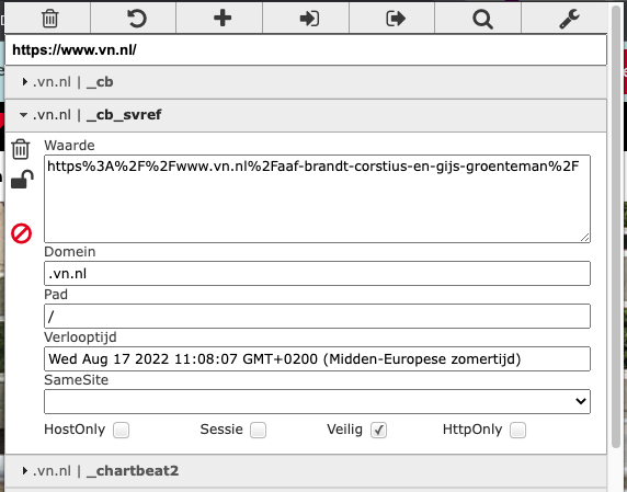 zenz's tweet photo. @MonicaKeyzer @erwblo @wijndelts Ward kan dat sowieso zien want de pagina's staan op zijn servers ;-) Maar VN gebruikt Chartbeat, waarmee adverteerders óók kunnen zien wat je leest en zo een profiel van je interesses opbouwen. Gangbare praktijk overigens - daarom bestaan er privacy browsers, die blokkeren dat. https://t.co/UMLuLz8MYP