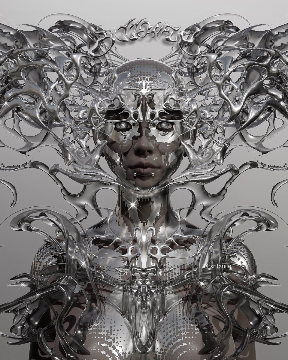 fxntxnile's tweet photo. Cyber Butterly 🦋
0.7 Eth available on @foundation
LINK ⬇️
https://t.co/tluO0uSE9t
.
.
#chromeeffect #chromeart #nftfoundation #NftArtCollection #nftartgallery #NFTCommuntiy #NFTcollectibles #NFTartists #NFTs #NFTGiveaways #NFTMarketplace #NFTartists #NFTAirdrop #NFT #silver https://t.co/BFC2T4LFyH